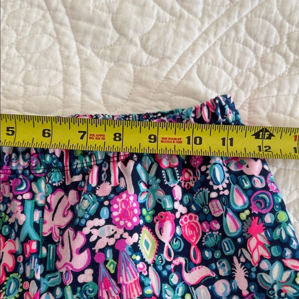 Lilly Pulitzer Kids Leggings - Pink and Blue Floral